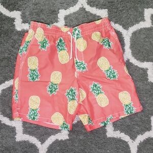 Old Navy pineapple lined swim shorts
